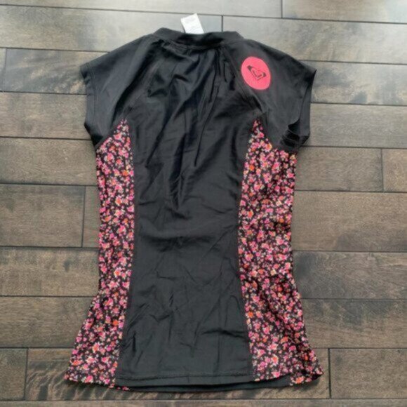 Roxy Floral Rash Guard - NEW - Picture 2 of 2